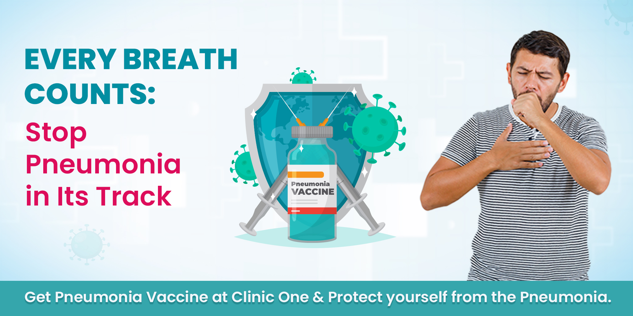 Pneumonia Vaccine Available at Clinic One 2026