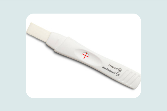 Medium range pregnancy test kit