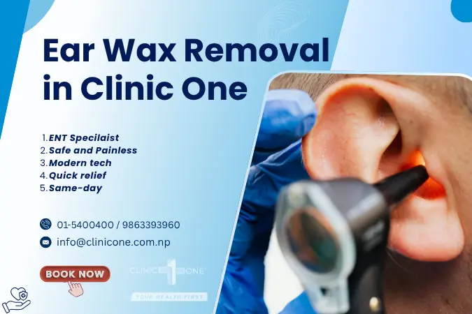 Ear Wax Removal in Kathmandu, Nepal at Clinic One