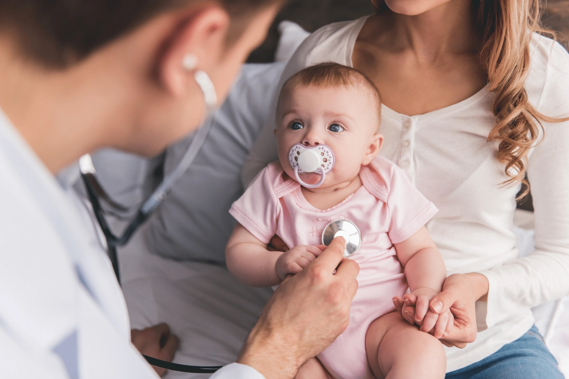 child visiting a pediatrician